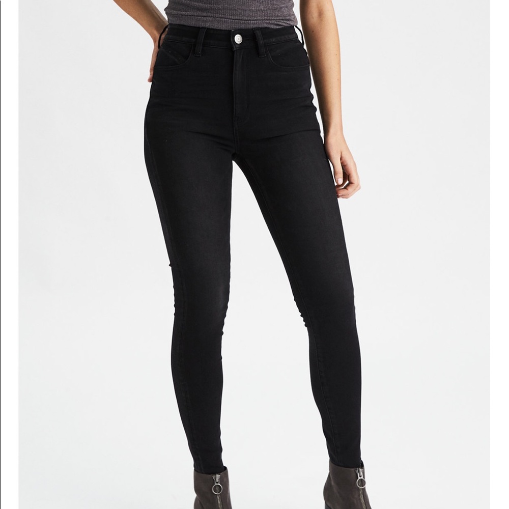 american eagle high rise jeans